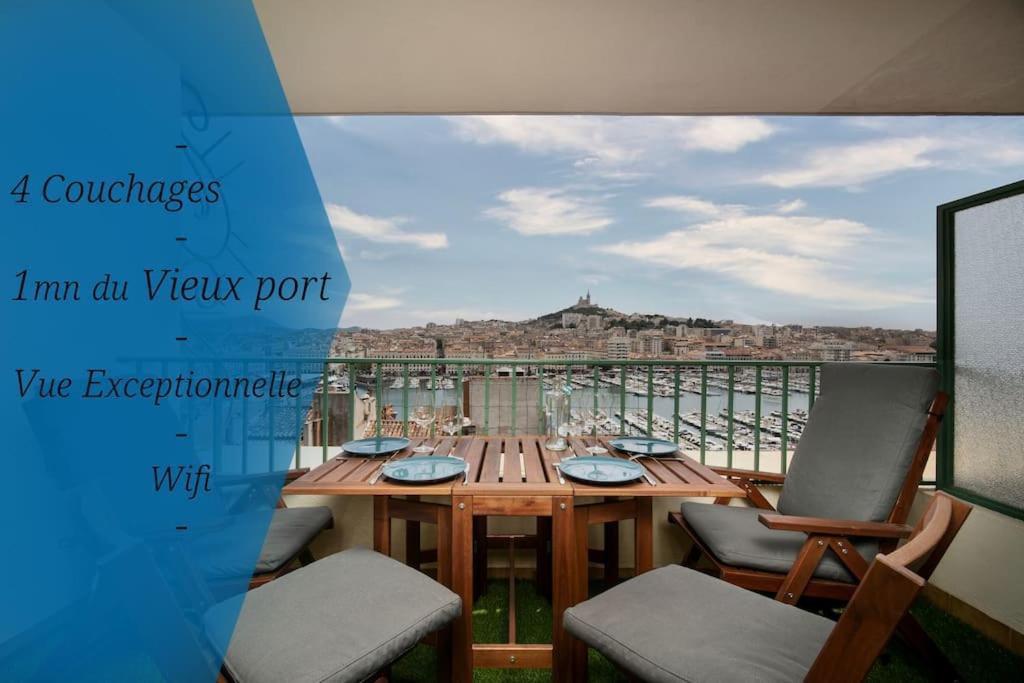 Terrace Apartment Old Port Exceptional View Marseilles Exterior foto