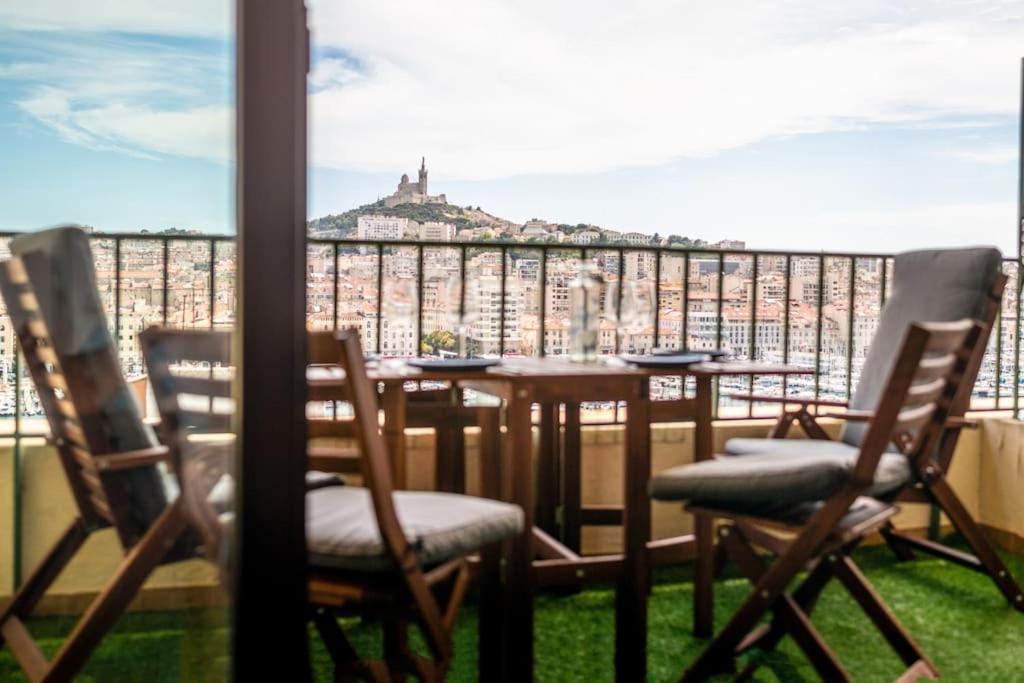 Terrace Apartment Old Port Exceptional View Marseilles Exterior foto